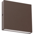 Ideal Lux - LED-Außenwandleuchte POST-IT LED/3W/12V CRI 90 braun
